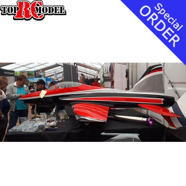 TopRC Model Voyager Sport Jet 128” Red/Black