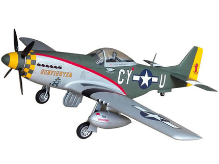 TopRC Model P-51D Mustang 60cc 89" ARF - GunFighter
