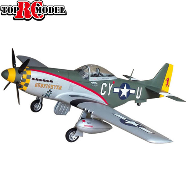TopRC Model P-51D Mustang 60cc 89" ARF - GunFighter