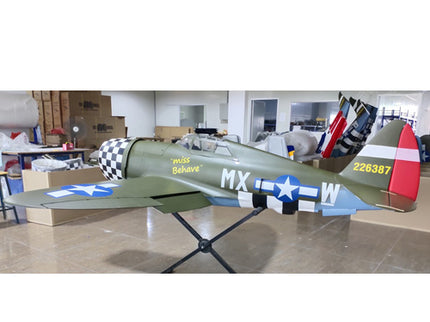 TopRC Model P-47D Thunderbolt 96" 100cc Miss Behave