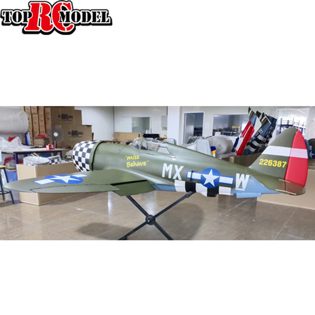 TopRC Model P-47D Thunderbolt 96" 100cc Miss Behave