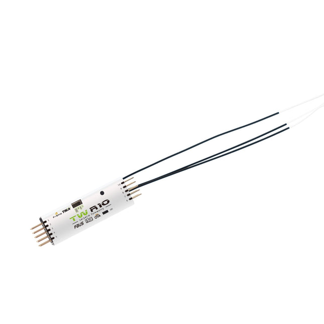 FrSky Twin TW R10 Dual 2.4GHz Receiver – 10CH with FBUS, SBUS & Triple Antennas