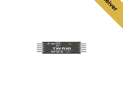 FrSky Twin TW R10 Dual 2.4GHz Receiver – 10CH with FBUS, SBUS & Triple Antennas