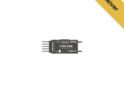 TW receiver module on a white background with a yellow banner at the top.