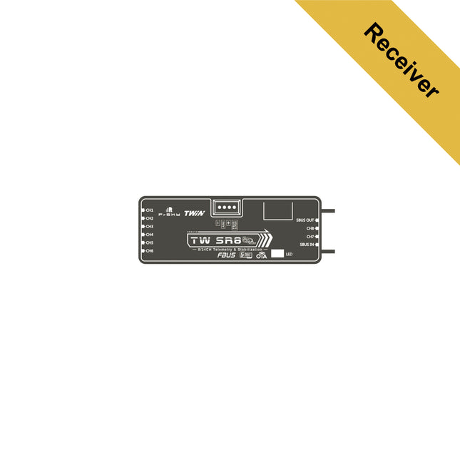 FrSky Twin TW SR8 Dual 2.4GHz Stabilisation Receiver