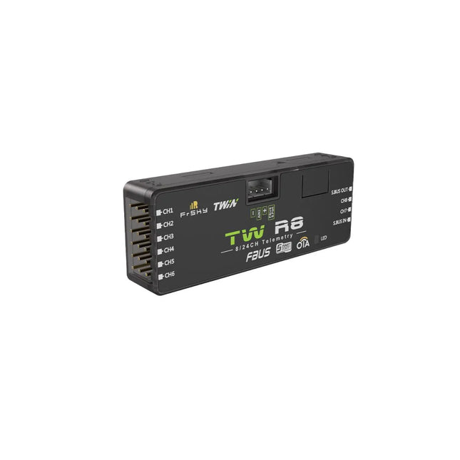 FrSky Twin TW R8 Dual 2.4GHz Receiver – 8CH with FBUS, SBUS & Race Mode