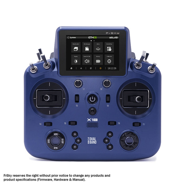 FrSky Tandem X18 Dual-Band ETHOS Radio - Indigo Blue
