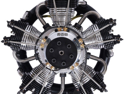 UMS 5-Cylinder 210cc Petrol Radial Engine – 4-Stroke Scale Aircraft Powerplant