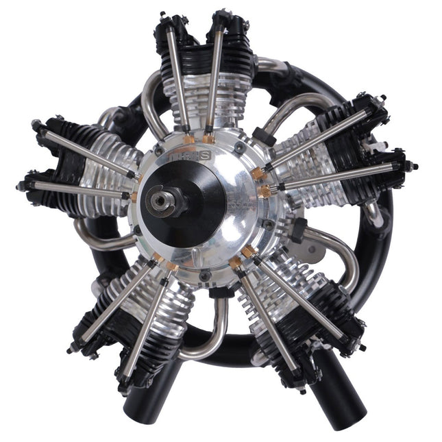 UMS 5-Cylinder 55cc Petrol Radial Engine – 4-Stroke Scale Aircraft Powerplant