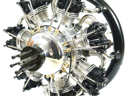 UMS 7-Cylinder 260cc Petrol Radial Engine – 4-Stroke Scale Aircraft Powerplant