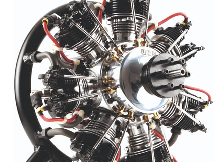 UMS 7-Cylinder 360cc Petrol Radial Engine – 4-Stroke Scale Aircraft Powerplant
