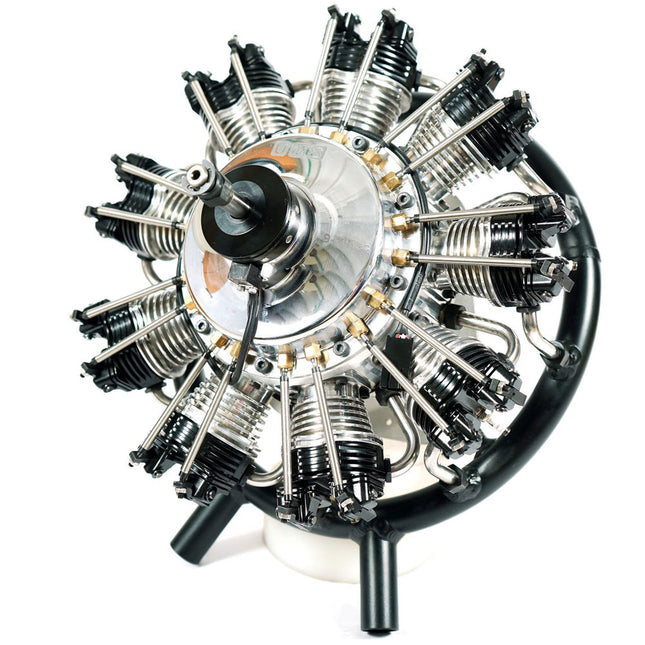 UMS 9-Cylinder 115cc Petrol Radial Engine – 4-Stroke Scale Aircraft Powerplant
