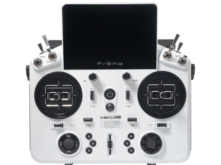 frSky X20RS White transmitter with white background