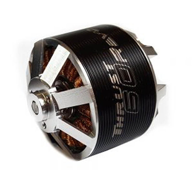 Motor with 'THRUST' branding on a white background