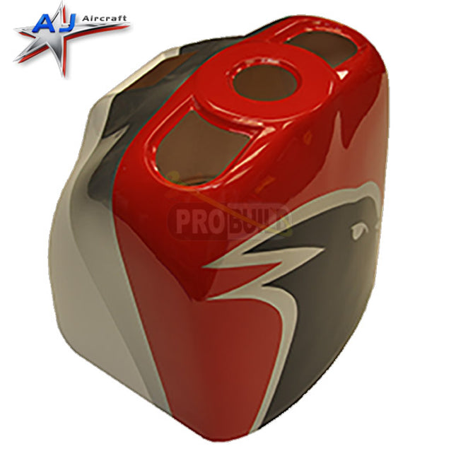 AJ 92" Raven - Cowl Red