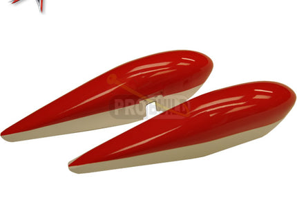 AJ 73" Raven - Wheel Pants Red