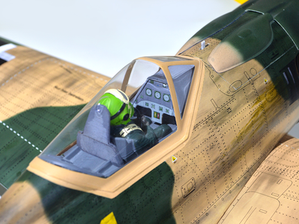 Phoenix Model Focke Wulf 55" with Electric Retracts Model airplane with detailed cockpit and camouflage pattern