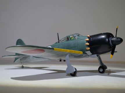 Phoenix Model ZERO A6M 55'' W/Electric Retract Model airplane with propeller on a neutral background