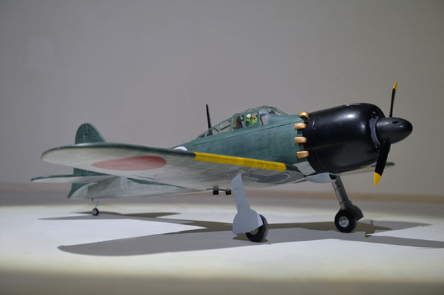Phoenix Model ZERO A6M 55'' W/Electric Retract Model airplane with propeller on a neutral background