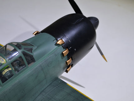 Phoenix Model ZERO A6M 55'' W/Electric Retract Model airplane with a propeller on a white background