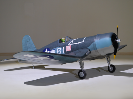 Phoenix Model F4U Corsair 59'' W/Electric Retract Model airplane on a neutral background