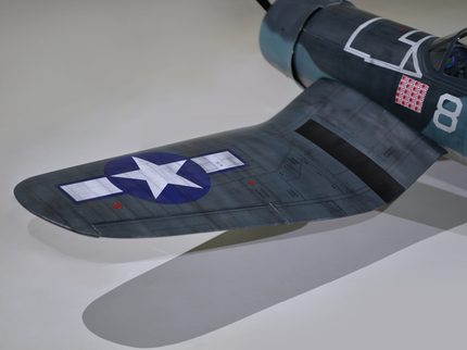 Phoenix Model F4U Corsair 59'' W/Electric Retract Model airplane wing with U.S. Air Force logo on a white background