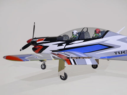 Phoenix Model TUCANO TURBOPROP 103" Model airplane with 'Tucano' branding on a white background
