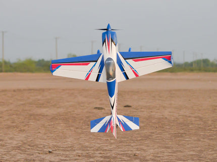 Phoenix Model SLICK 580 67" ARF V2 (20-26cc) Model airplane with red, white, and blue design on a field