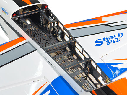 Close-up of Phoenix Model SBACH 342 74'' ARF V2 with 'Sbach 342' branding on a white background.