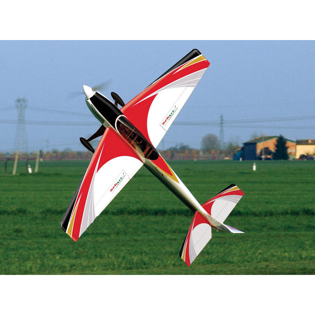 SebArt Agel S F3A 50E ARF F3A 62.2" V2 - White/Red