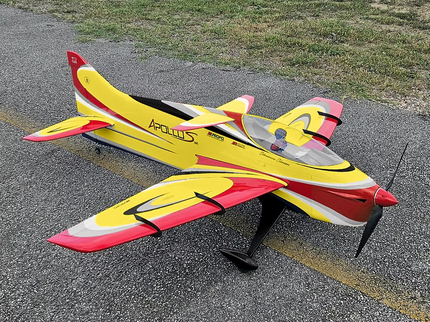 SebArt ApolloS F3A 50E ARF F3A 62" - Yellow/Black/Red