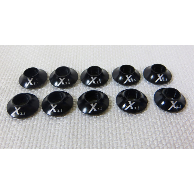 Extreme Flight Black Anodised Washer set 3.0mm