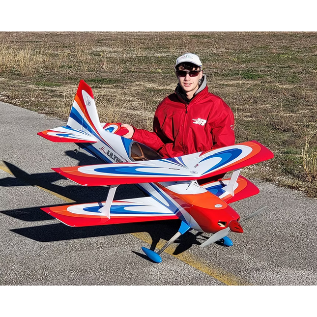 SebArt Miss Ultimate S 50E Biplane ARF 59" V2 - Orange