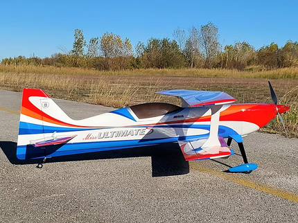 SebArt Miss Ultimate S 50E Biplane ARF 59" V2 - Orange
