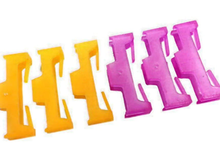 Ripmax Safety Lead Lock - Orange/Purple (Pack of 6)