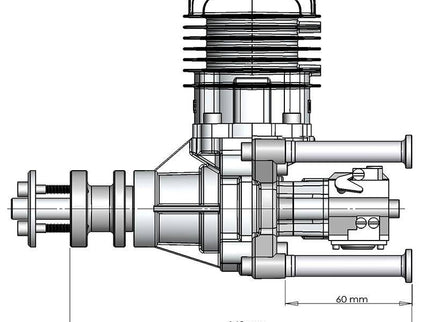 DLE-30 30cc 2-Stroke Petrol Engine