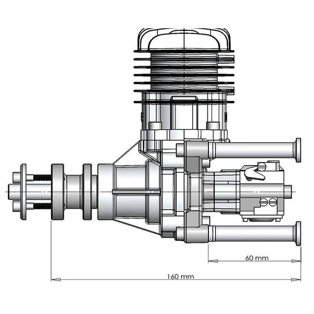 DLE-30 30cc 2-Stroke Petrol Engine