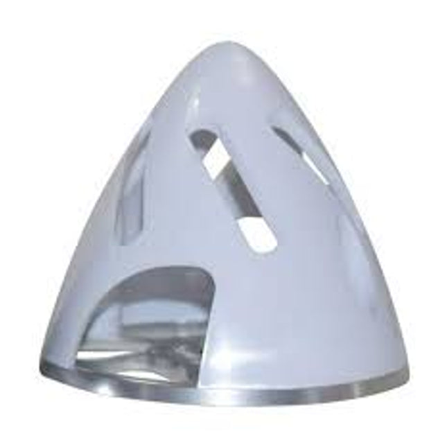 Kuza Vented Electric 3" (75mm) Spinner White