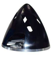 Kuza Vented Electric 3" (75mm) Spinner Black