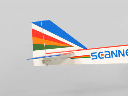 Phoenix Model PH006-SCANNER 57" Colorful airplane tail with 'SCANNER' branding on a gray background