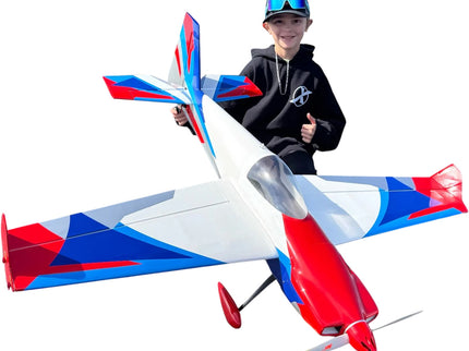 Extreme Flight - Laser 49", White/Blue/Red/Silver ARF Kit