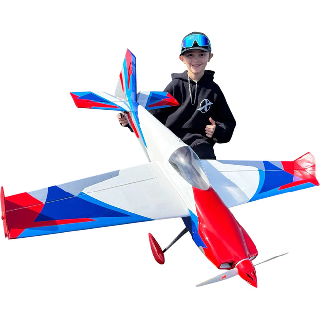 Extreme Flight - Laser 49", White/Blue/Red/Silver ARF Kit