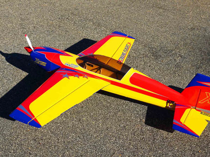 Extreme Flight 60" Extra 300-EXP V2 Yellow/Red/Blue