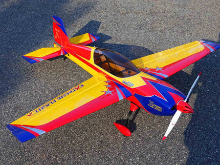 Extreme Flight 60" Extra 300-EXP V2 Yellow/Red/Blue