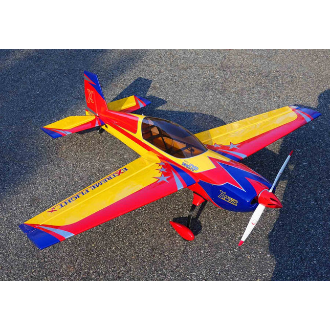 Extreme Flight 60" Extra 300-EXP V2 Yellow/Red/Blue