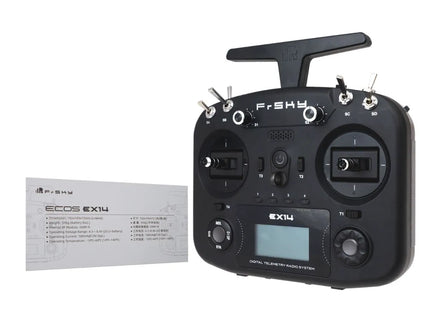 FrSky EX14 Black Radio Transmitter – ECOS