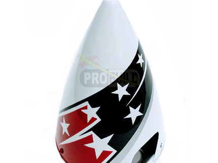 Extreme Flight 5" Carbon Spinner Red/Black/White Extra Scheme