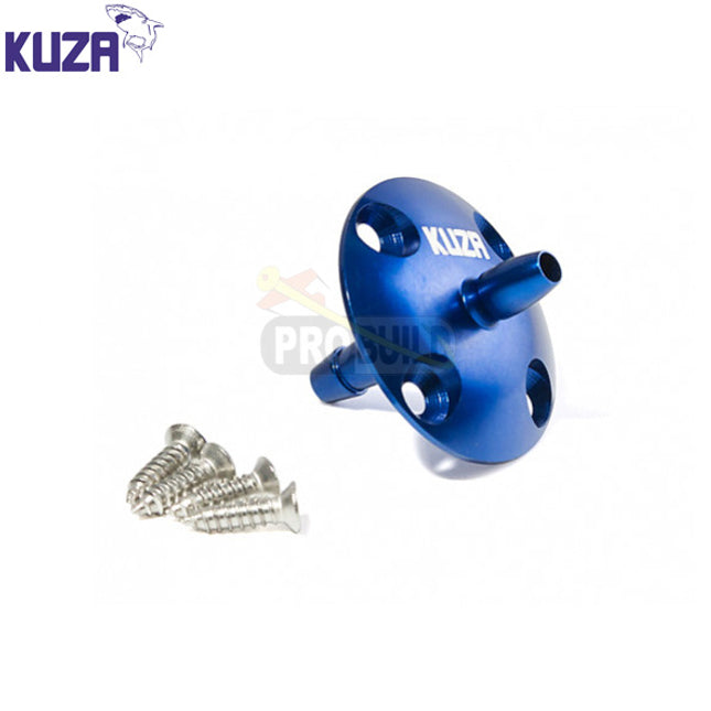 Kuza Anodized Large Scale CNC Fuel Vent Line Plug (Blue)