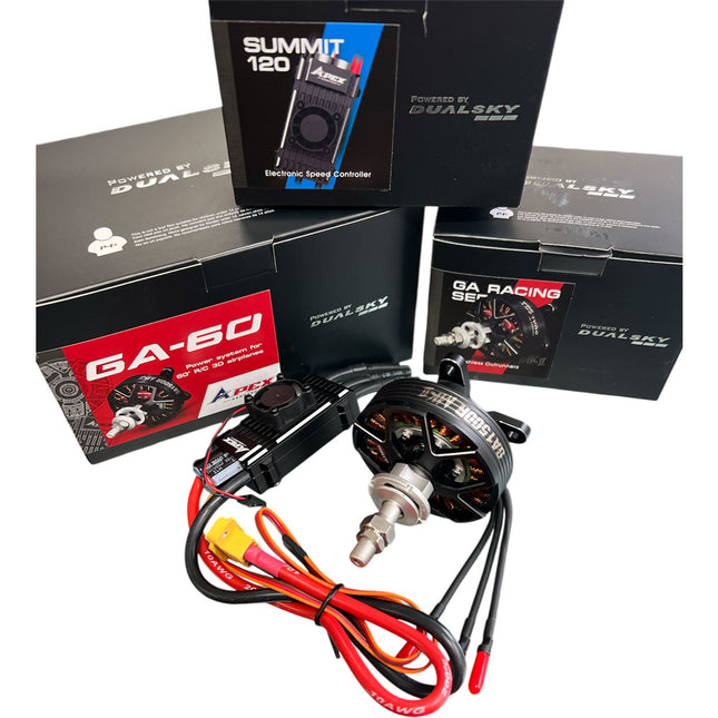 Apex / Dualsky GA-60 Power Package – 6S Aerobatic Power System