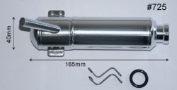 Hatori 725 Muffler For YS110 & FZ/DZ115S